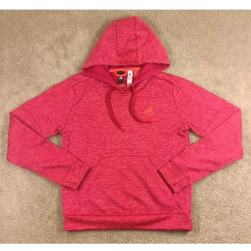 Adidas Pink Hoodie | Athletic & Cozy | Everyday Activewear Size L